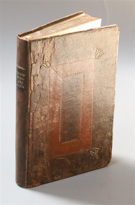 Somner, William - A Treatise of the Roman Ports and Forts in Kent, 1st edition, 8vo, contemporary calf,